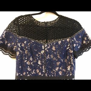 Club Monaco Lace and embroidery shift dress